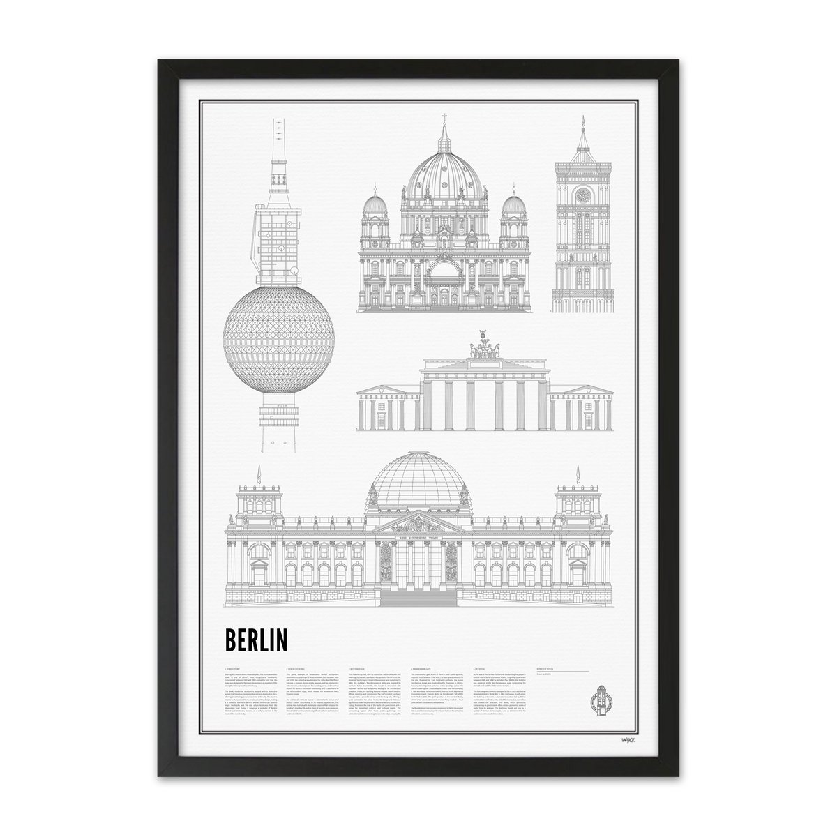 Affiches de Iconics of Berlin | WIJCK.